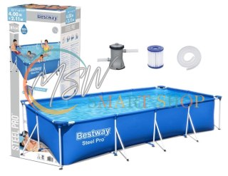 Basen Stelażowy 400 x 211 x 81 cm Bestway 56424