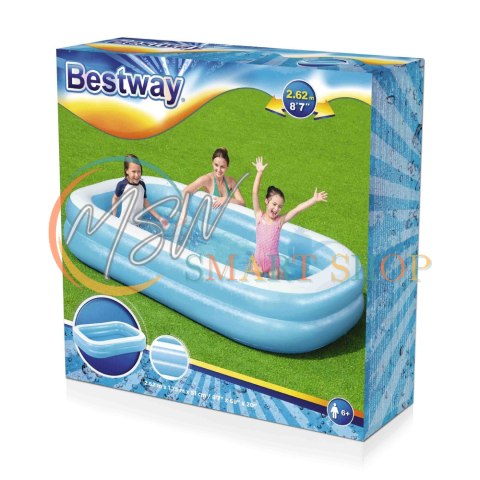 Basen dmuchany rodzinny 262 x 175 x 51 cm Bestway 54006