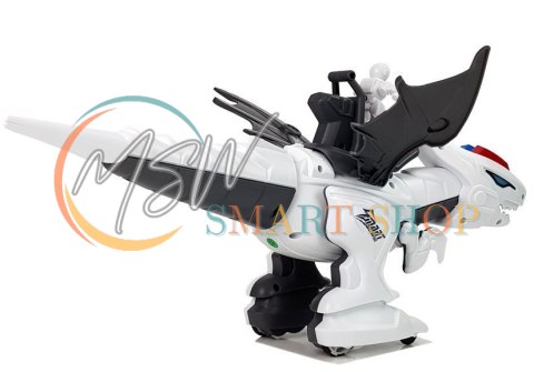 Dinozaur Tyranozaur Robot Interaktywny Zdalnie Sterowany K18 Programowanie Biały Dinozaur Tyranozaur Robot Interaktywny Zdalnie Sterowany K18 Programowanie Biały