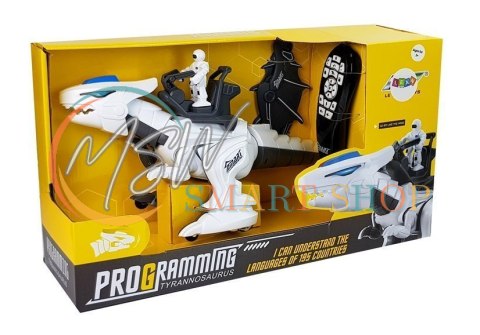 Dinozaur Tyranozaur Robot Interaktywny Zdalnie Sterowany K18 Programowanie Biały Dinozaur Tyranozaur Robot Interaktywny Zdalnie Sterowany K18 Programowanie Biały