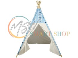 Domek Namiot Dla Dzieci Tipi Indiański Chmurki Wodoodporny Ogród