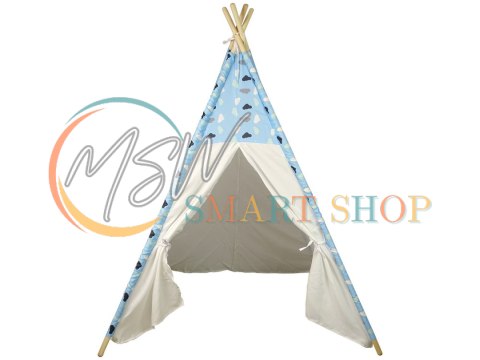 Domek Namiot Dla Dzieci Tipi Indiański Chmurki Wodoodporny Ogród Domek Namiot Dla Dzieci Tipi Indiański Chmurki Wodoodporny Ogród