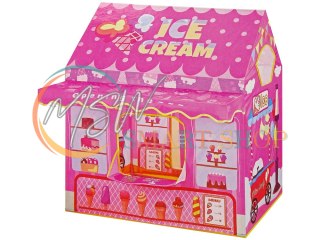 Namiot Księżniczki Ice Cream Lodziarnia dla Dzieci Różowy Światełka Gwiazdki