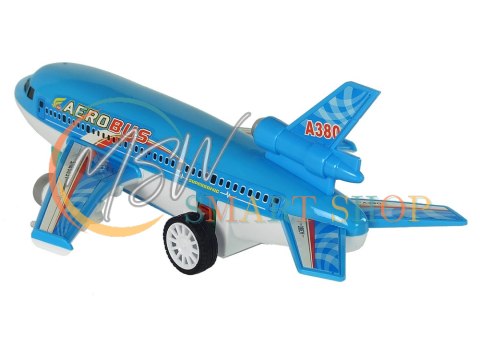 Samolot Zdalnie Sterowany Niebieski Pilot 40 Mhz Światła Samolot Zdalnie Sterowany Niebieski Pilot 40 Mhz Światła