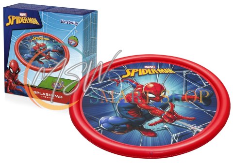 Dmuchany Brodzik Mata Z Fontanną Spider-man 165 cm Bestway 98792 Dmuchany Brodzik Mata Z Fontanną Spider-man 165 cm Bestway 98792