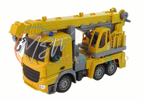 Dźwig Pojazd Budowlany 2.4G R/C Żółta 1:12 Dźwig Pojazd Budowlany 2.4G R/C Żółta 1:12