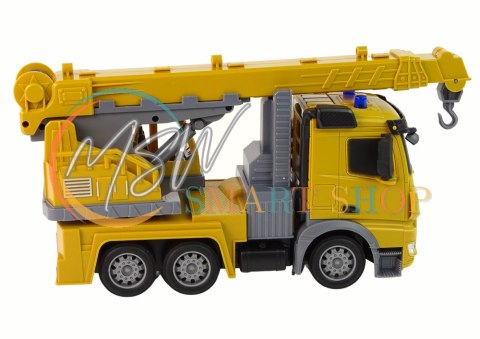 Dźwig Pojazd Budowlany 2.4G R/C Żółta 1:12 Dźwig Pojazd Budowlany 2.4G R/C Żółta 1:12