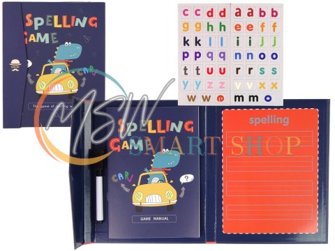 Książeczka Edukacyjna Nauka Litery Magnes Angielski Książeczka Edukacyjna Nauka Litery Magnes Angielski