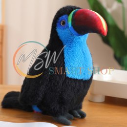 Pluszowy Ptak Tukan Maskotka Przytulanka Niebieski 20cm