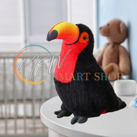 Pluszowy Ptak Tukan Pluszak Maskotka Przytulanka Czerwony 35cm Pluszowy Ptak Tukan Pluszak Maskotka Przytulanka Czerwony 35cm