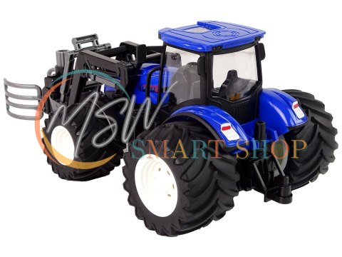 Traktor Zdalnie Sterowany z Chwytnikiem Niebieski Traktor Zdalnie Sterowany z Chwytnikiem Niebieski