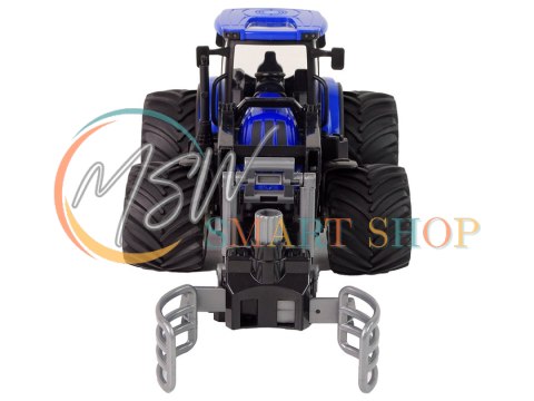Traktor Zdalnie Sterowany z Chwytnikiem Niebieski Traktor Zdalnie Sterowany z Chwytnikiem Niebieski