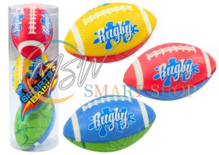 Zestaw 3 Piankowych Piłek Do Rugby 3 Kolory