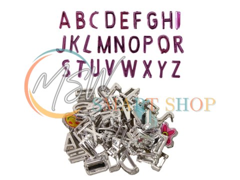 Zestaw Biżuterii Bransoletek Literki DIY Zestaw Biżuterii Bransoletek Literki DIY