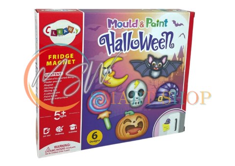 Zestaw DIY Halloween Magnesy Odlewy Gipsowe Dynia Zestaw DIY Halloween Magnesy Odlewy Gipsowe Dynia