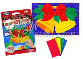 Zestaw DIY Kolorowa Mozaika Święta Wyklejanka Dzwonek