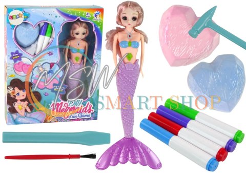 Zestaw DIY Syrena Fioletowa Skarby Wykopaliska Zestaw DIY Syrena Fioletowa Skarby Wykopaliska