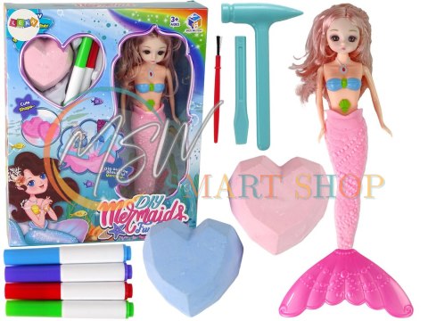Zestaw DIY Syrena Różowa Skarby Wykopaliska Zestaw DIY Syrena Różowa Skarby Wykopaliska