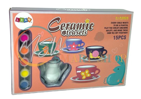 Zestaw Do Herbaty DIY Farby Malowanie Porcelana Zestaw Do Herbaty DIY Farby Malowanie Porcelana