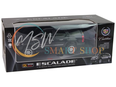 Auto Cadillac Escalade R/C Czarny Światła Dźwięk 1:16