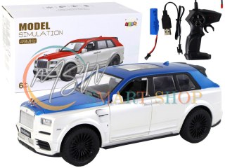 Auto R/C 1:20 Biało-Niebieskie Zdalnie Sterowane
