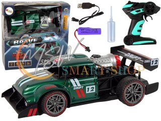 Auto Zdalnie Sterowane Sportowe R/C 1:16 Zielone Para Wodna