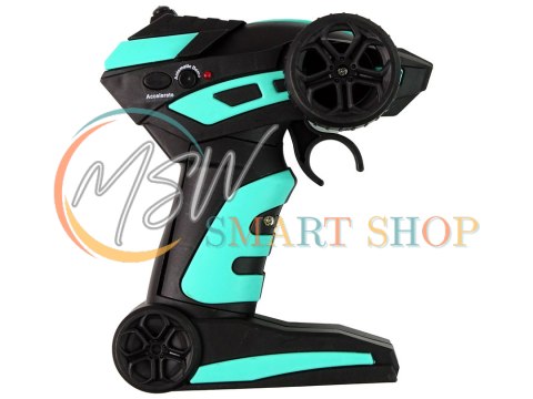 Auto Zdalnie Sterowane Sportowe R/C 1:16 Zielone Para Wodna Auto Zdalnie Sterowane Sportowe R/C 1:16 Zielone Para Wodna