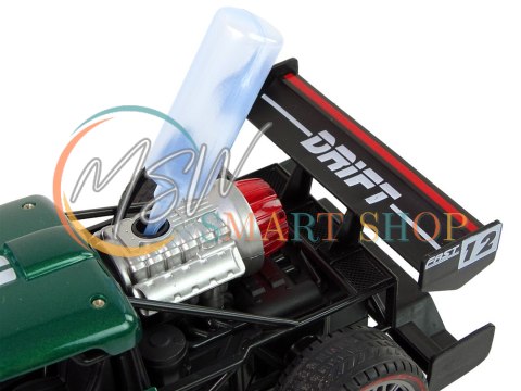 Auto Zdalnie Sterowane Sportowe R/C 1:16 Zielone Para Wodna Auto Zdalnie Sterowane Sportowe R/C 1:16 Zielone Para Wodna