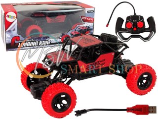 Auto Zdalnie Sterowane Terenowe R/C 1:18 Czerwone
