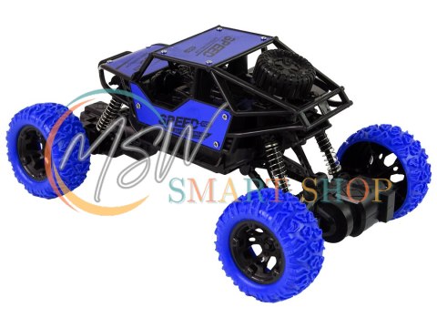 Auto Zdalnie Sterowane Terenowe R/C 1:18 Niebieskie Auto Zdalnie Sterowane Terenowe R/C 1:18 Niebieskie