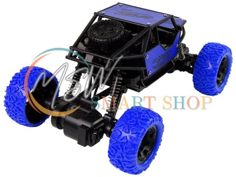 Auto Zdalnie Sterowane Terenowe R/C 1:18 Niebieskie Auto Zdalnie Sterowane Terenowe R/C 1:18 Niebieskie
