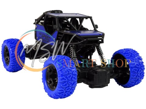 Auto Zdalnie Sterowane Terenowe R/C 1:18 Niebieskie Auto Zdalnie Sterowane Terenowe R/C 1:18 Niebieskie