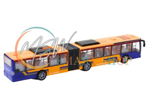Autobus Miejski Przegubowy Zdalnie Sterowany RC Pomarańczowy Autobus Miejski Przegubowy Zdalnie Sterowany RC Pomarańczowy