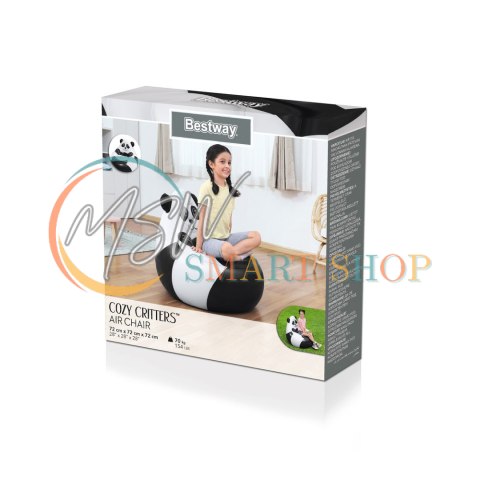 Dmuchany Fotel Panda 72 x 72 x 64 cm Bestway 75116 Dmuchany Fotel Panda 72 x 72 x 64 cm Bestway 75116