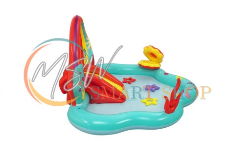 Dmuchany Plac Zabaw Mała Syrenka 221 x 193 x 117 cm Bestway 91097