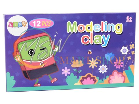 Modelina 12 Kolorów Pastelowe Żywe Kolory Mix Zestaw Modelina 12 Kolorów Pastelowe Żywe Kolory Mix Zestaw
