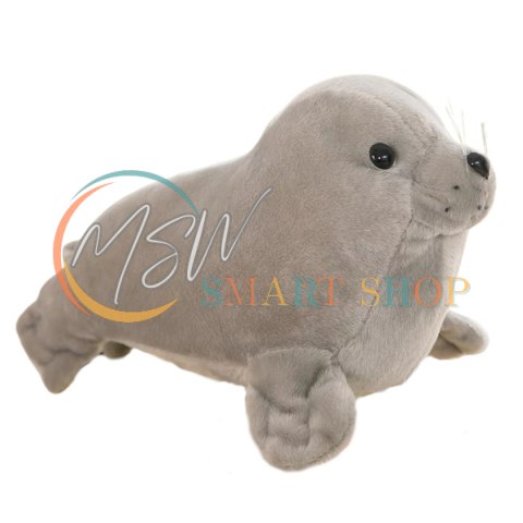 Pluszowa Foczka Pluszak Maskotka Przytulanka Szara 24cm Pluszowa Foczka Pluszak Maskotka Przytulanka Szara 24cm