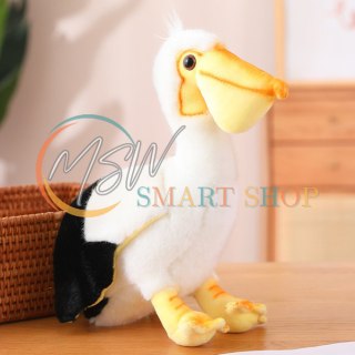 Pluszowy Pelikan Ptak Pluszak Maskotka Przytulanka 24cm