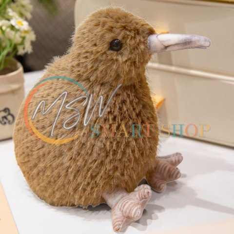 Pluszowy Ptak Kiwi Pluszak Maskotka Przytulanka Jasnobrązowy 17cm Pluszowy Ptak Kiwi Pluszak Maskotka Przytulanka Jasnobrązowy 17cm