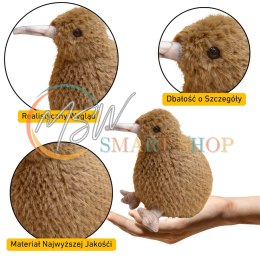 Pluszowy Ptak Kiwi Pluszak Maskotka Przytulanka Jasnobrązowy 21cm