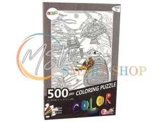Puzzle Do Kolorowania 500 Elementów Ryby Ocean