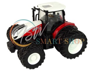 Traktor Zdalnie Sterowany z Przyczepą 1:24 Czerwony Zielony