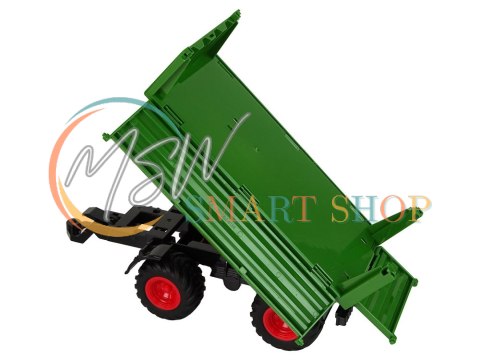 Traktor Zdalnie Sterowany z Przyczepą 1:24 Czerwony Zielony Traktor Zdalnie Sterowany z Przyczepą 1:24 Czerwony Zielony