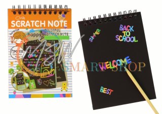 Zdrapywanka Notes Dla Dzieci Pomarańczowy