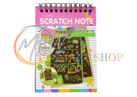 Zdrapywanka Notes Dla Dzieci Różowy Zdrapywanka Notes Dla Dzieci Różowy