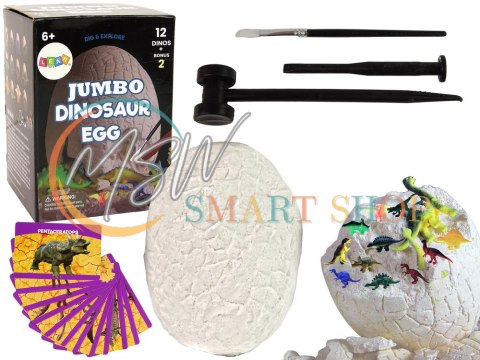 Zestaw Archeologiczny Wykopaliska Ogromne Jajo 12 Figurek Dinozaur Zestaw Archeologiczny Wykopaliska Ogromne Jajo 12 Figurek Dinozaur