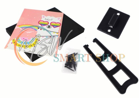 Zestaw DIY Cekiny Szpilki Lama Ramka Kolorowy Zestaw DIY Cekiny Szpilki Lama Ramka Kolorowy