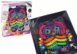 Zestaw Do Robienia Biżuterii DIY Koraliki 3000 El. Sówka