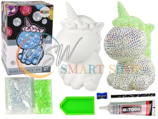 Zestaw Jednorożec DIY Diamenty Kryształki Zielony