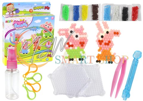 Zestaw Koralików Wodnych DIY Magiczne Koraliki 8 Kolorów Świnki Zestaw Koralików Wodnych DIY Magiczne Koraliki 8 Kolorów Świnki
